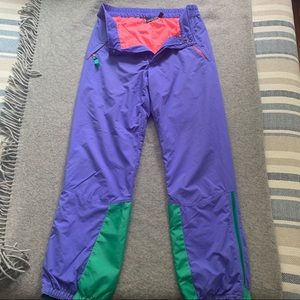 Patagonia neon retro nylon ski pants